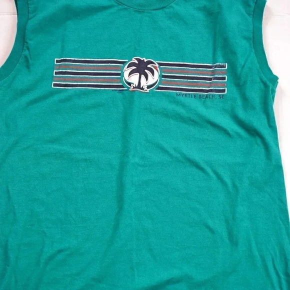 Vtg Myrtle Beach  Sleeveless Tee - Picture 2 of 8